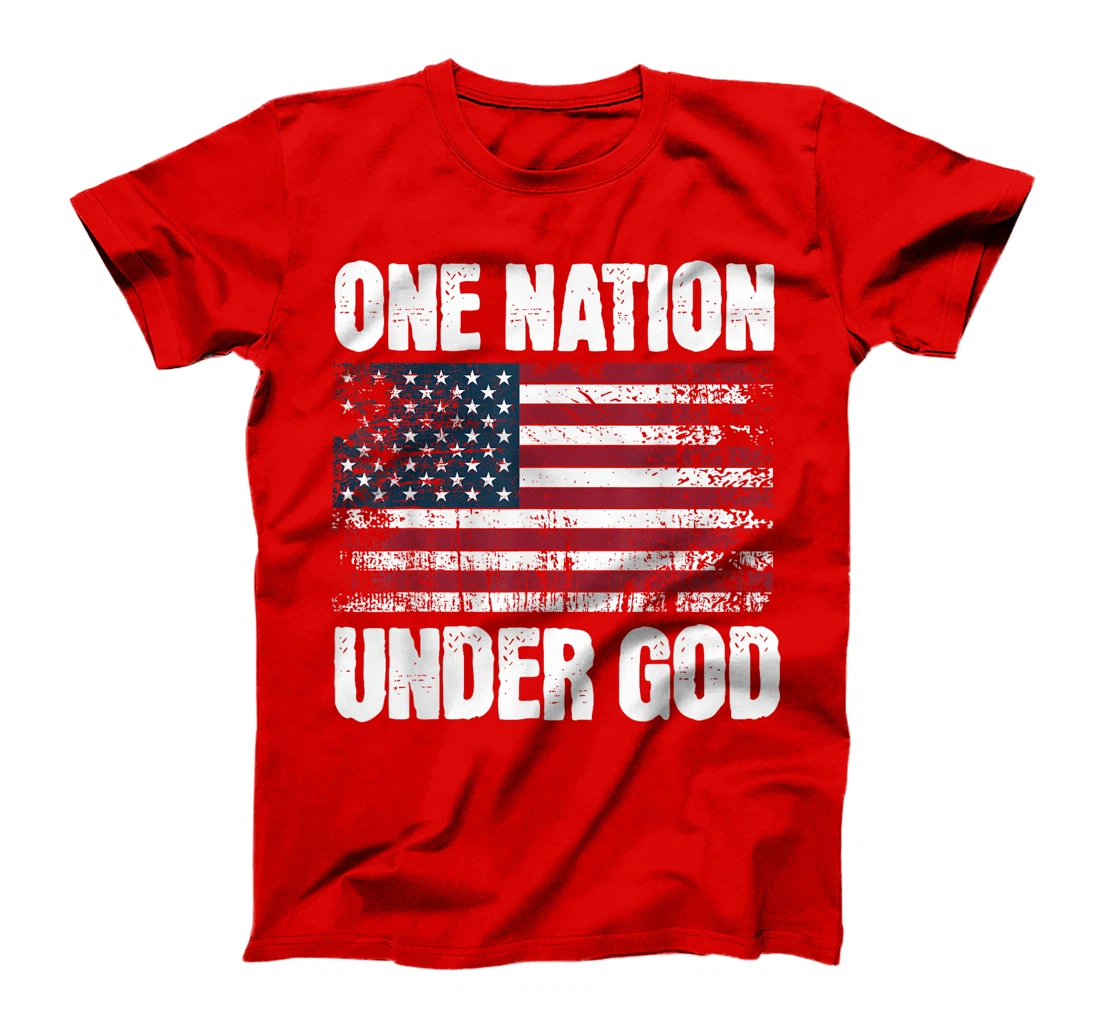 4th of July One Nation Under God Carpenter Patriotic USA T-Shirt