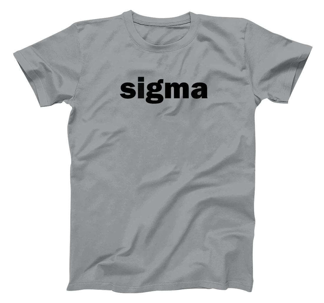 Sigma Funny Influencer Brain Rot Slang Words Rizz God Alpha T-Shirt