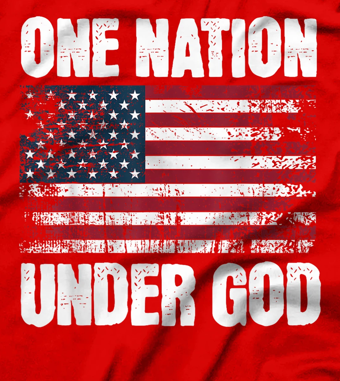 4th of July One Nation Under God Carpenter Patriotic USA T-Shirt