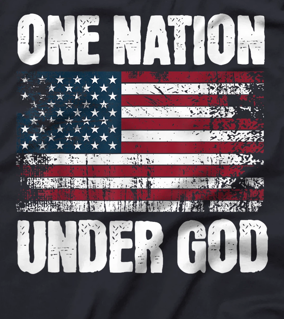 4th of July One Nation Under God Carpenter Patriotic USA T-Shirt