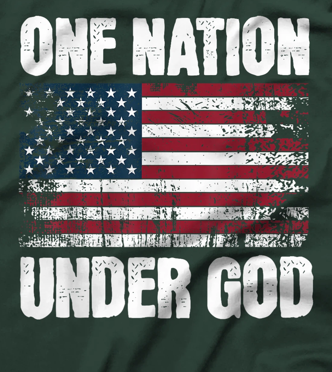 4th of July One Nation Under God Carpenter Patriotic USA T-Shirt