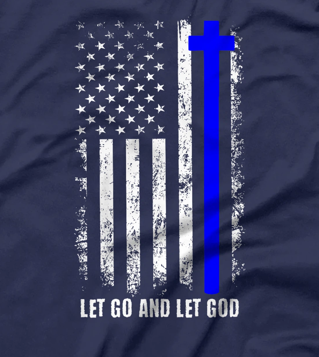 USA Flag God Jesus Religious Quote Christian Man Woman Premium T-Shirt