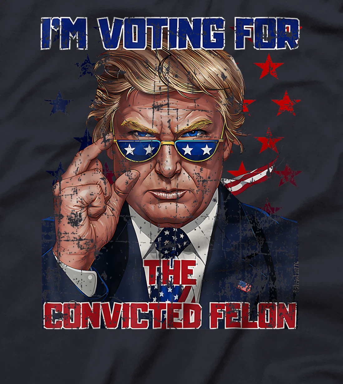 Trump 2024 Convicted Felon, I'm Voting Convicted Felon 2024 T-Shirt