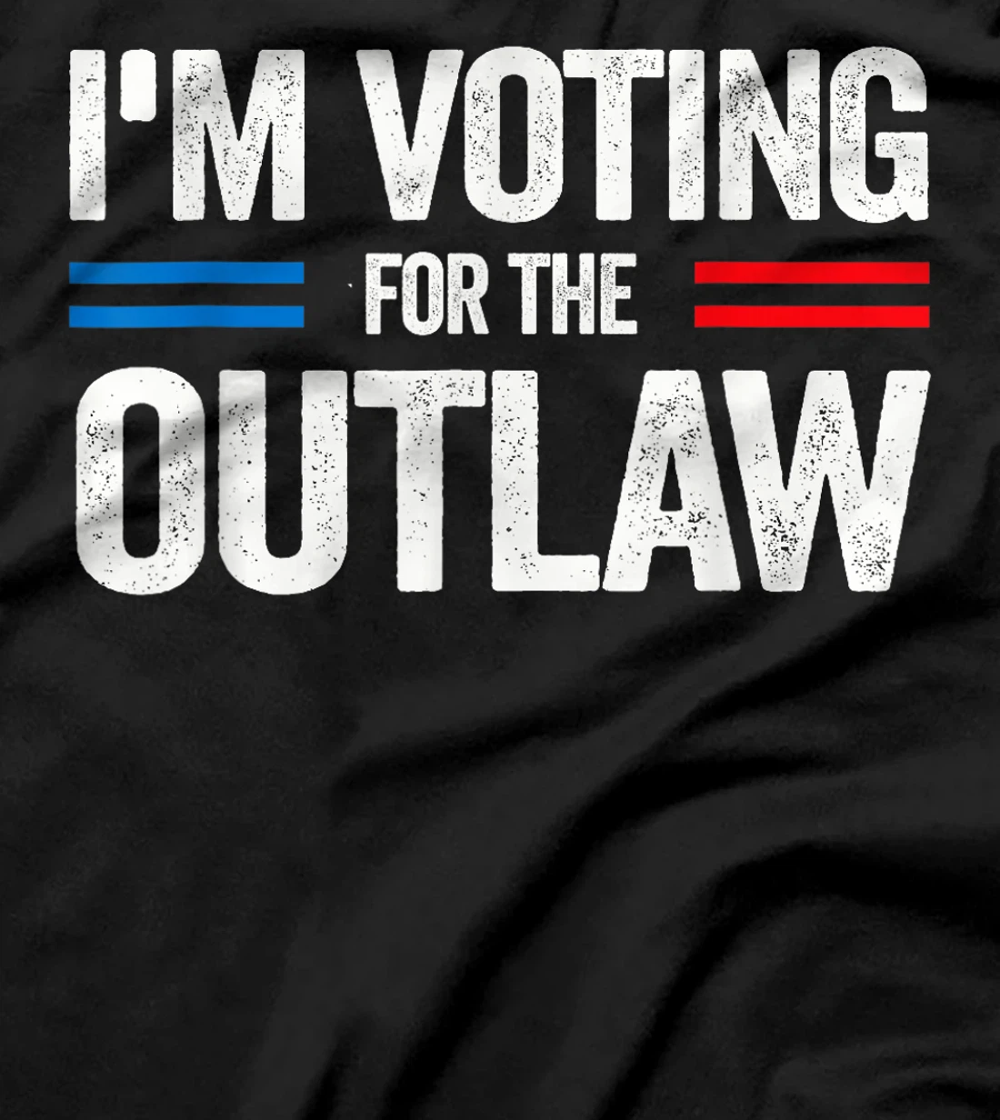 Funny Voting 2024 I'm Voting for the Outlaw Pro Trump T-Shirt