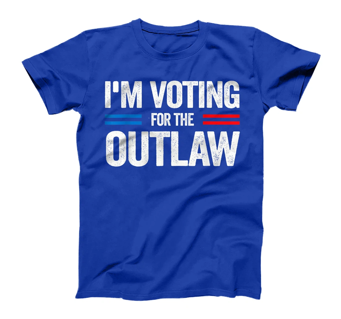 Funny Voting 2024 I'm Voting for the Outlaw Pro Trump T-Shirt
