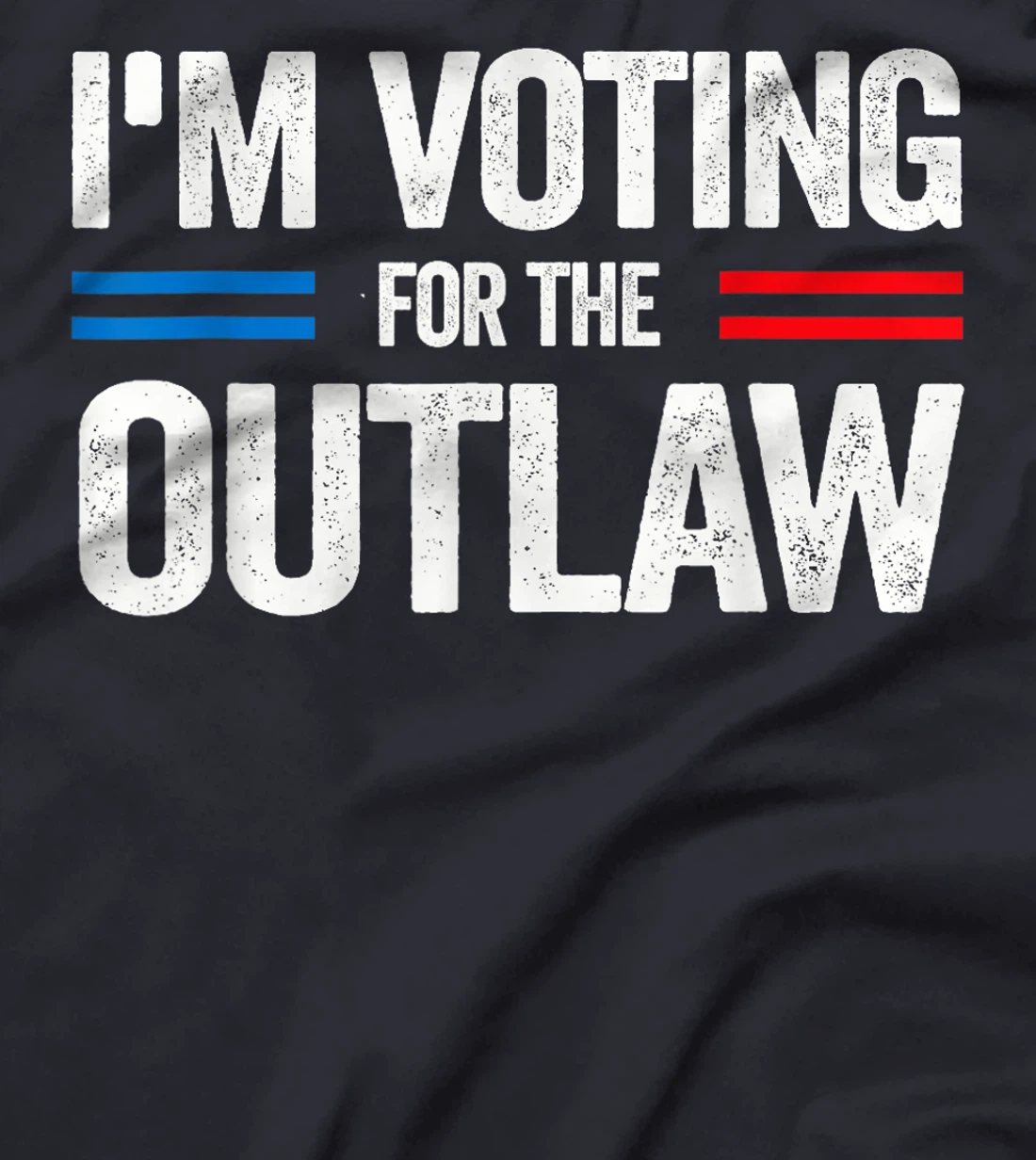 Funny Voting 2024 I'm Voting for the Outlaw Pro Trump T-Shirt