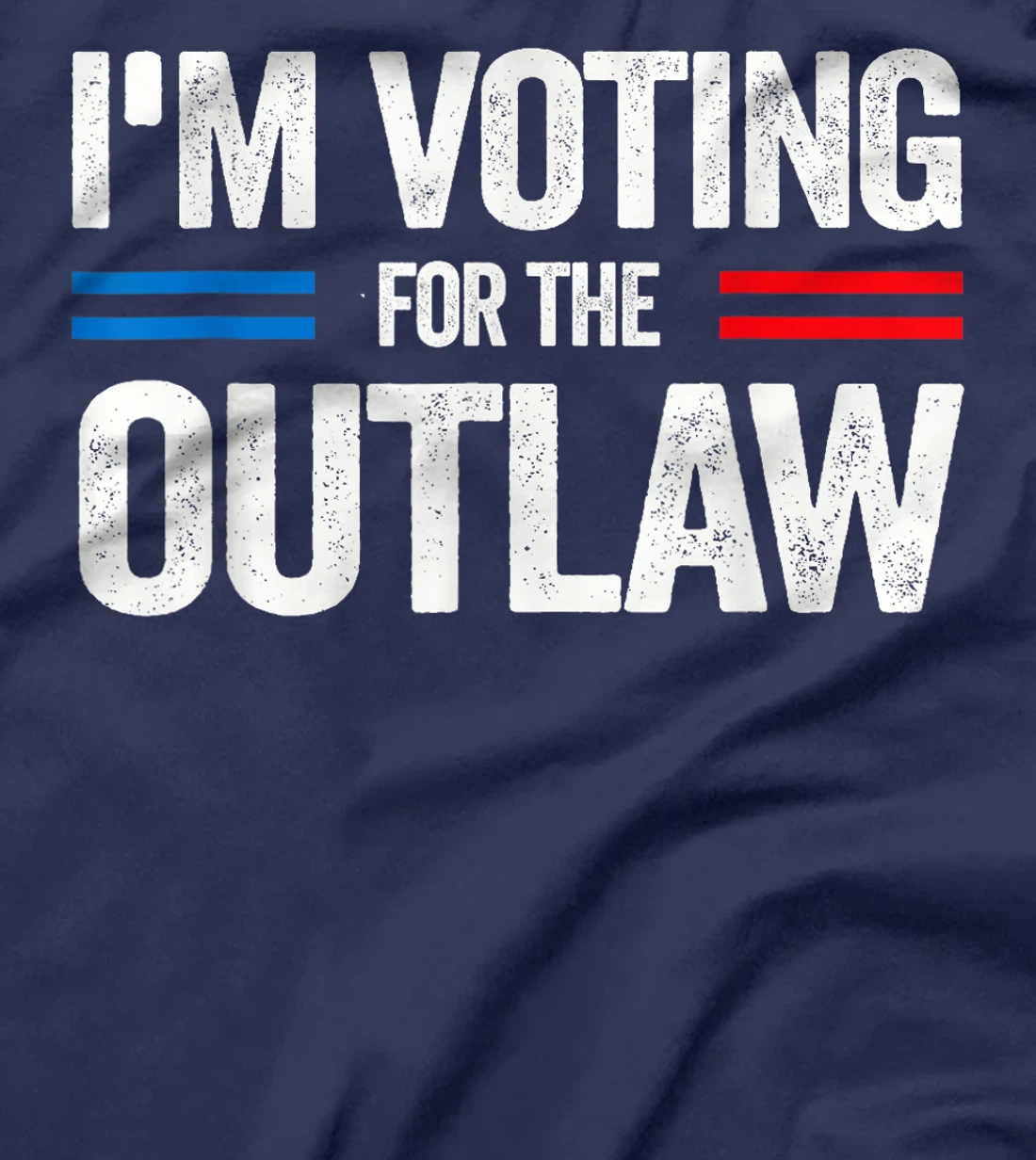 Funny Voting 2024 I'm Voting for the Outlaw Pro Trump T-Shirt