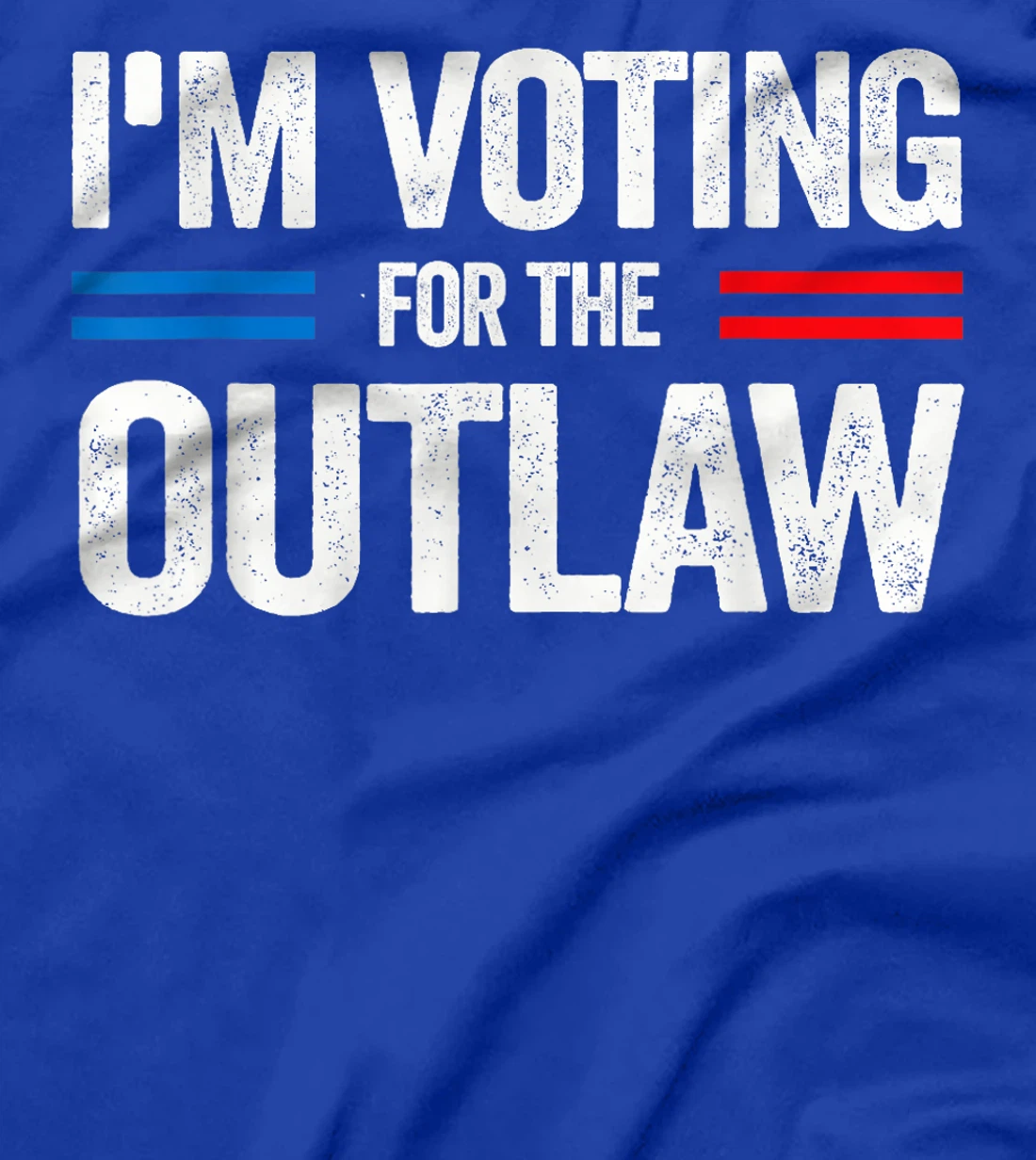 Funny Voting 2024 I'm Voting for the Outlaw Pro Trump T-Shirt