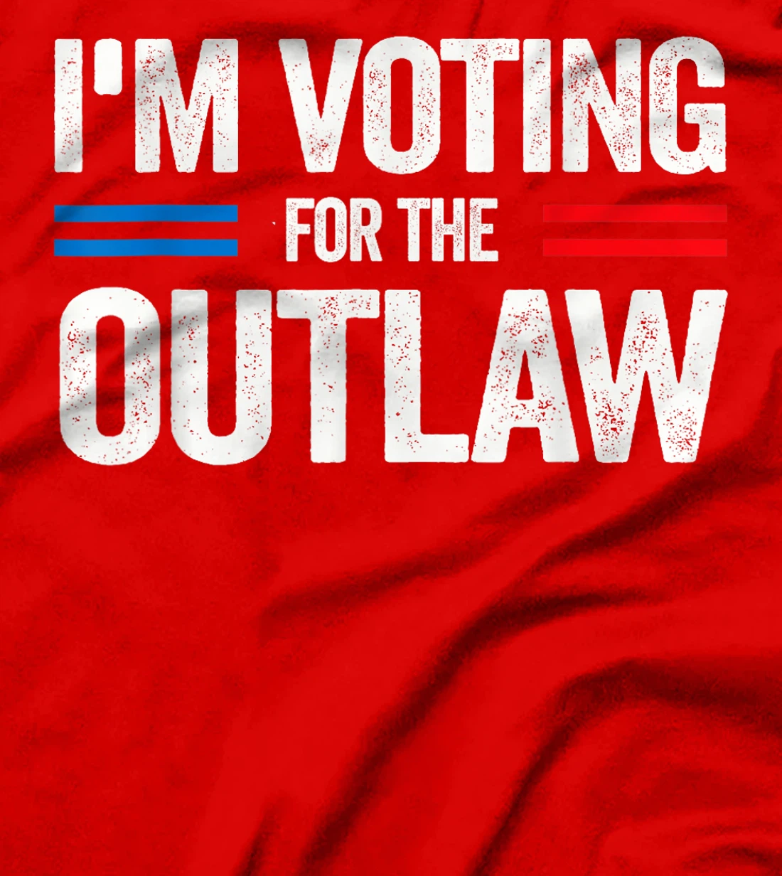 Funny Voting 2024 I'm Voting for the Outlaw Pro Trump T-Shirt
