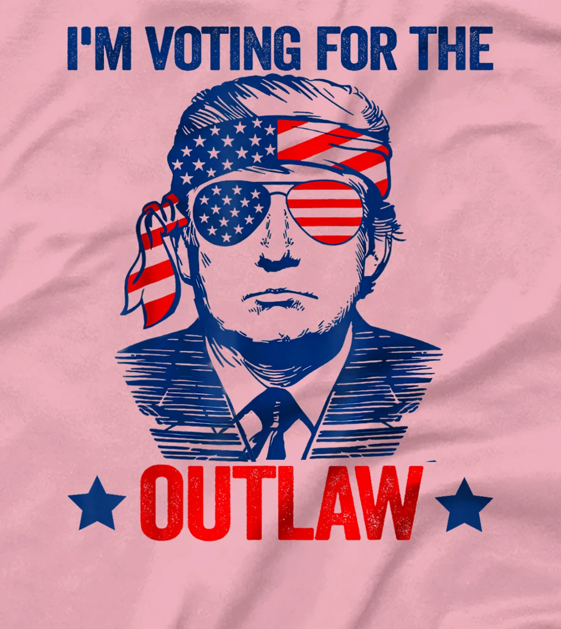 I'm Voting for the Outlaw Funny Pro Trump 2024 T-Shirt