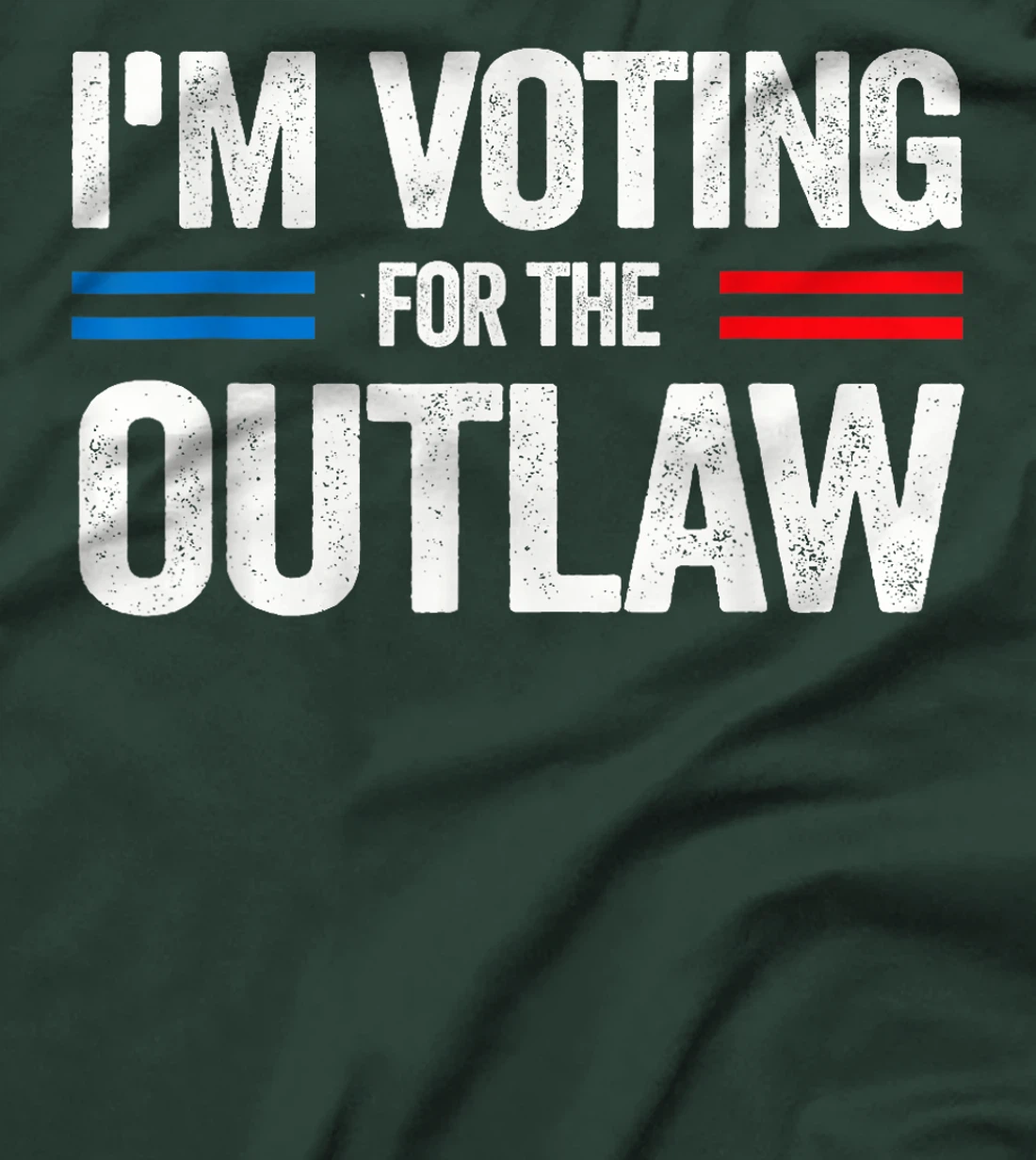 Funny Voting 2024 I'm Voting for the Outlaw Pro Trump T-Shirt