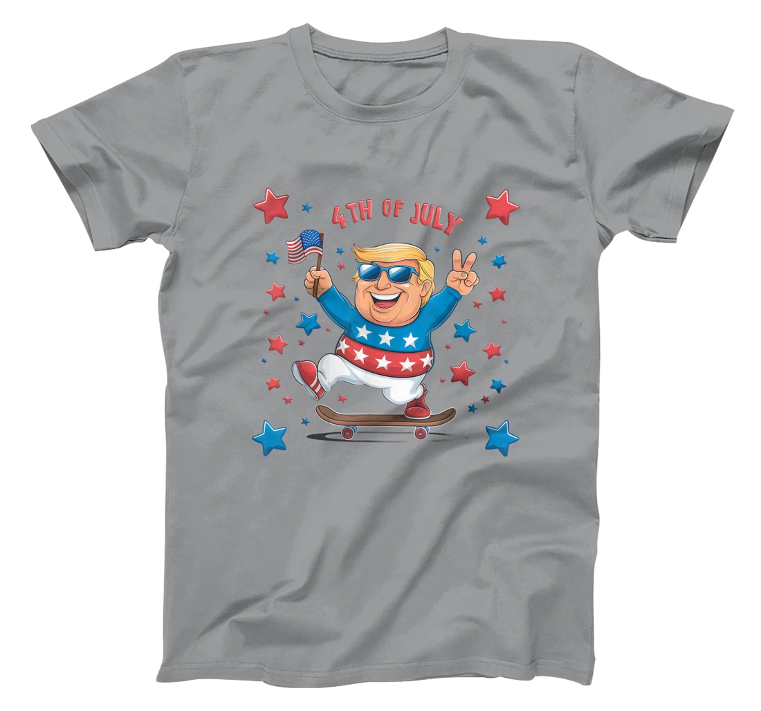 Trump 4th of July Merica Men Women Kids USA Flag Patriotic T-Shirt