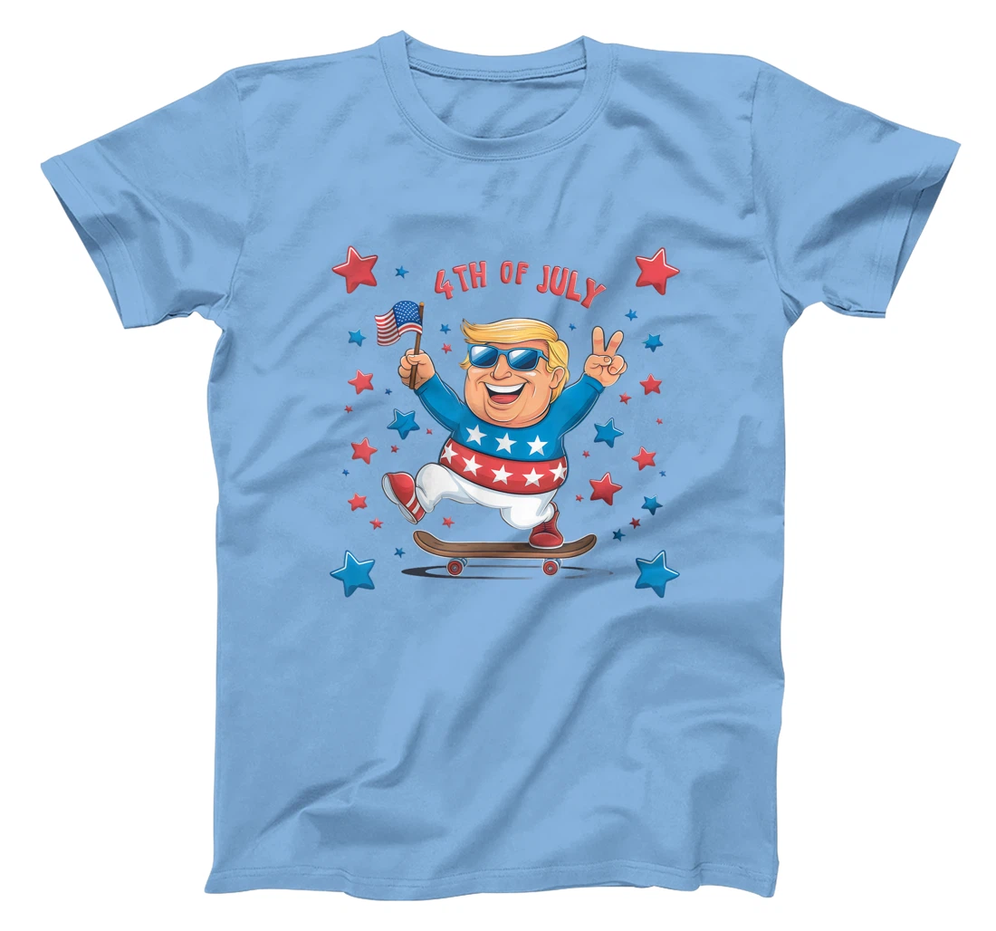 Trump 4th of July Merica Men Women Kids USA Flag Patriotic T-Shirt