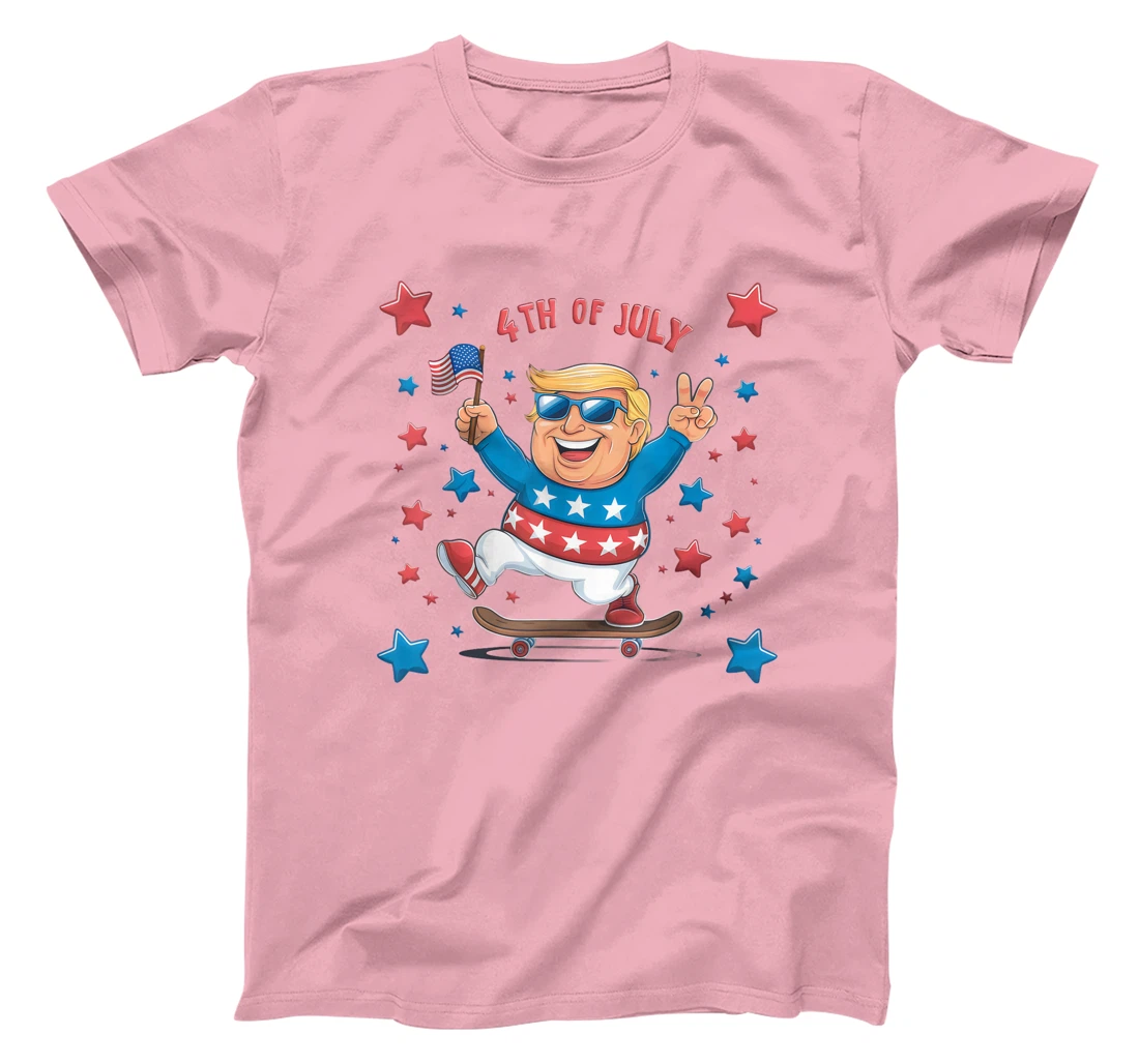 Trump 4th of July Merica Men Women Kids USA Flag Patriotic T-Shirt