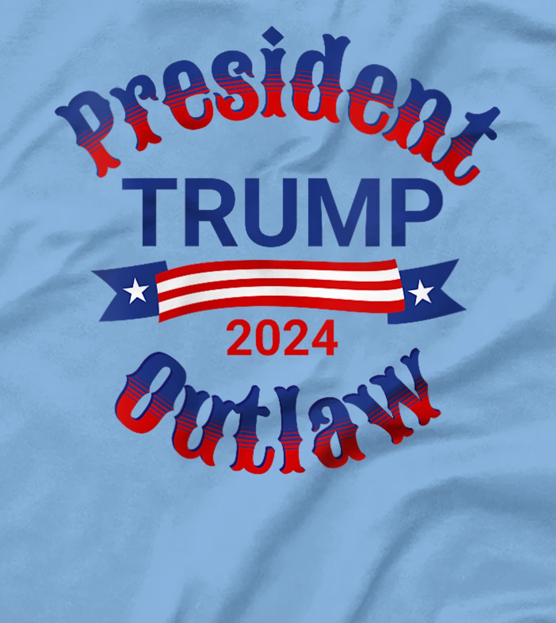 Womens President Outlaw Vote For Trump 2024 T-Shirt