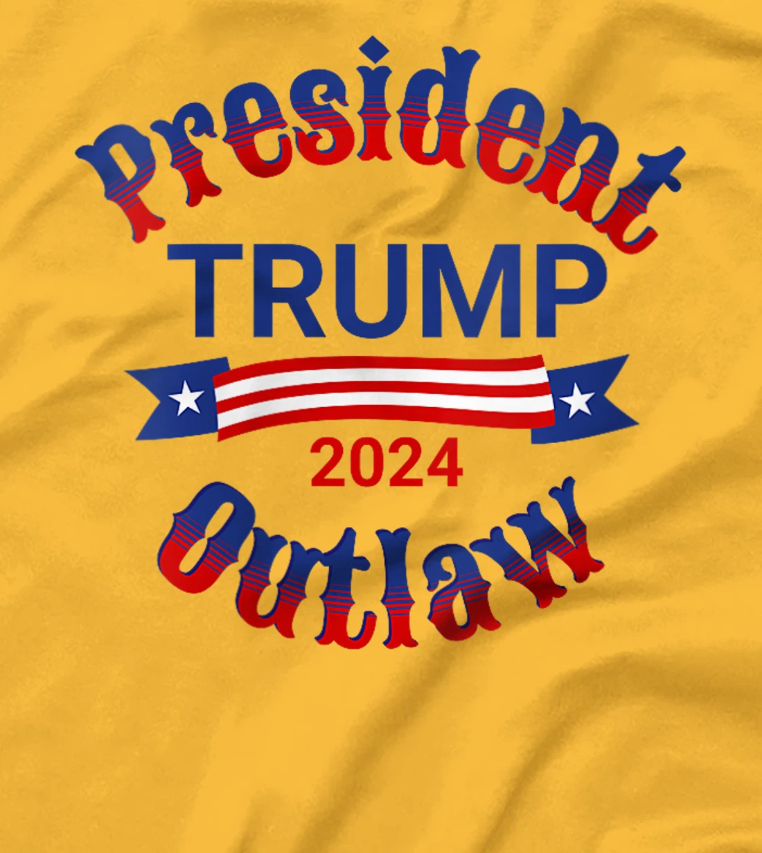 Womens President Outlaw Vote For Trump 2024 T-Shirt
