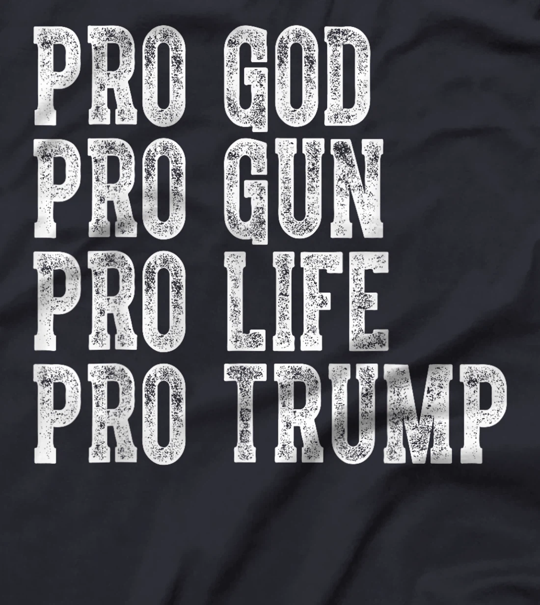 Pro God Pro Gun Pro Life Pro Trump Election Republican 2024 T-Shirt