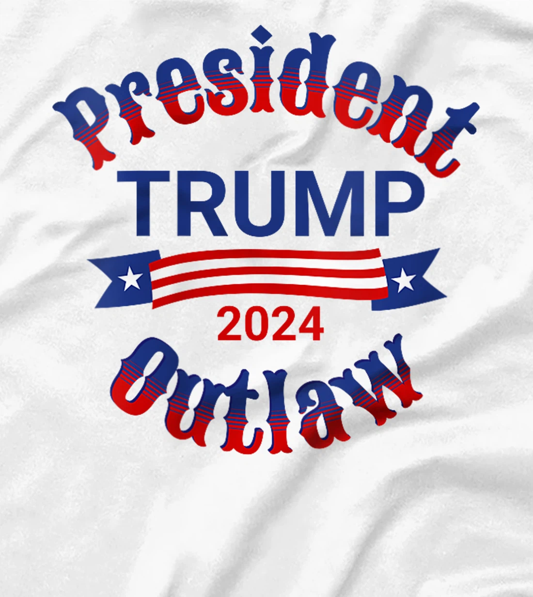 Womens President Outlaw Vote For Trump 2024 T-Shirt