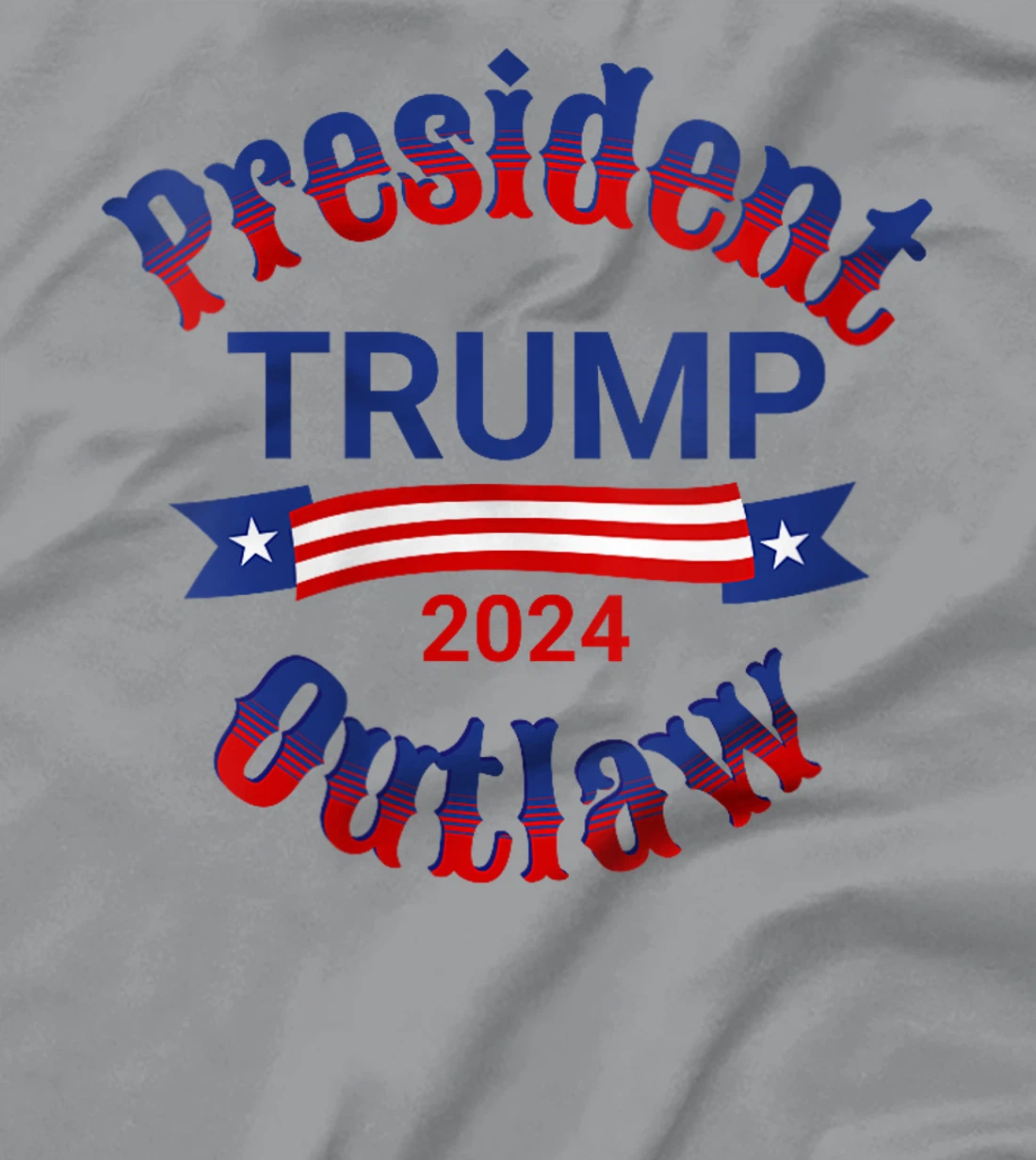 Womens President Outlaw Vote For Trump 2024 T-Shirt