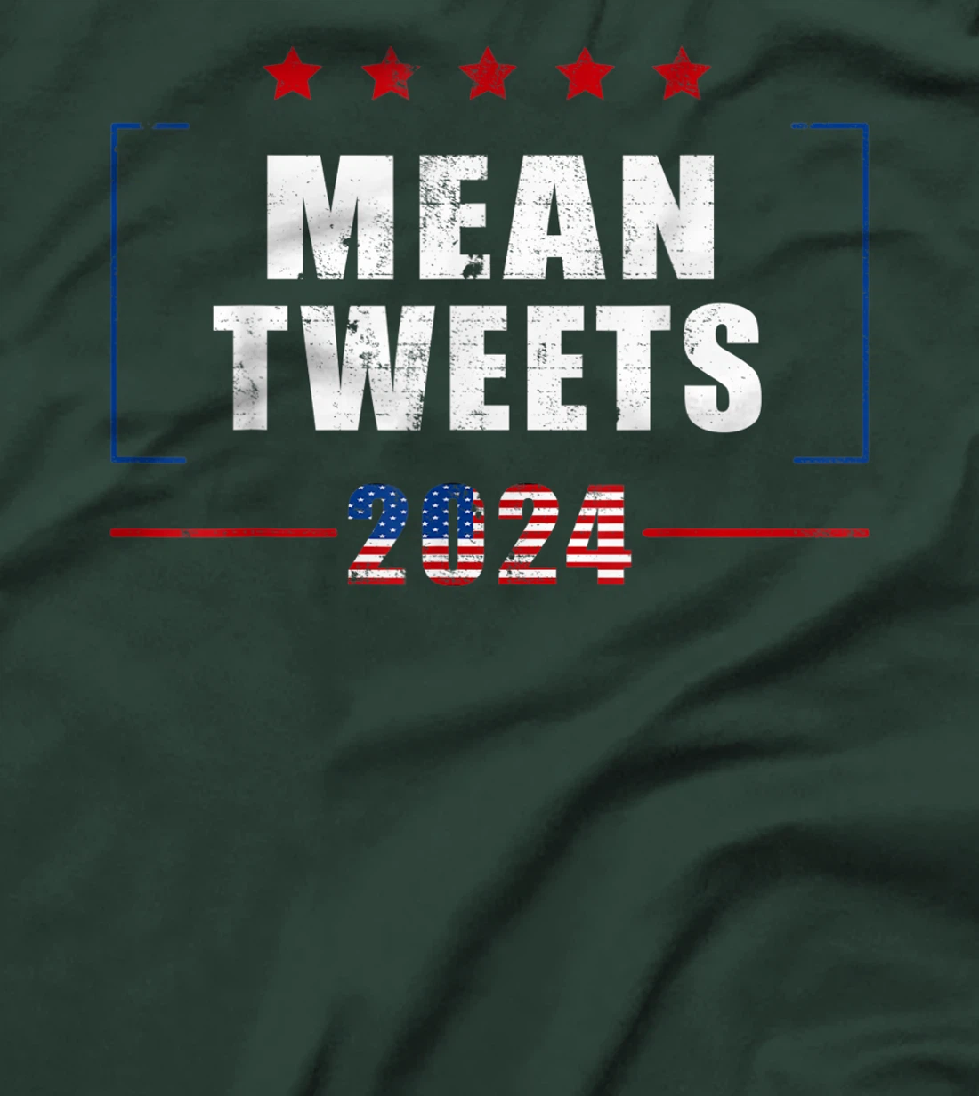 Funny Trump Supporter 2024 Mean Tweets 45 47 - Pro Trump T-Shirt