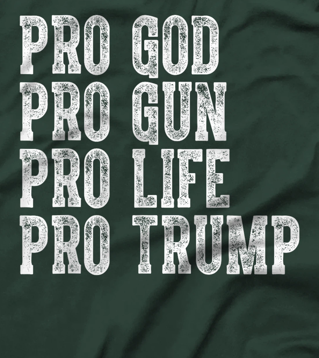 Pro God Pro Gun Pro Life Pro Trump Election Republican 2024 T-Shirt
