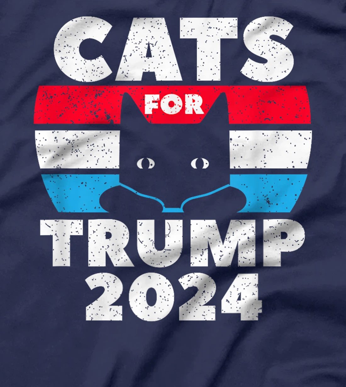Cats For Trump 2024 Election T-Shirt