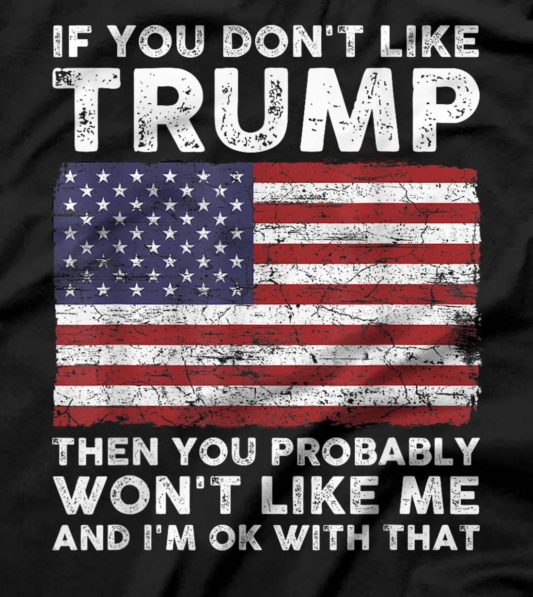 If You Don't Like Trump Then You Probably Won't Like Me T-Shirt