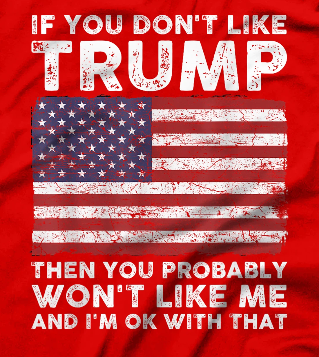 If You Don't Like Trump Then You Probably Won't Like Me T-Shirt