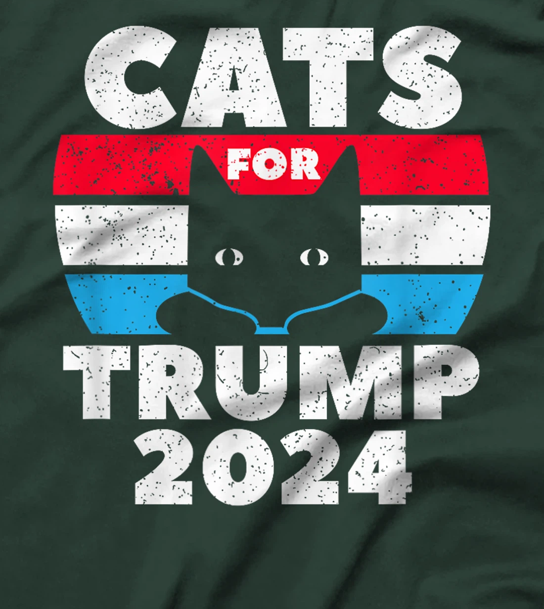 Cats For Trump 2024 Election T-Shirt