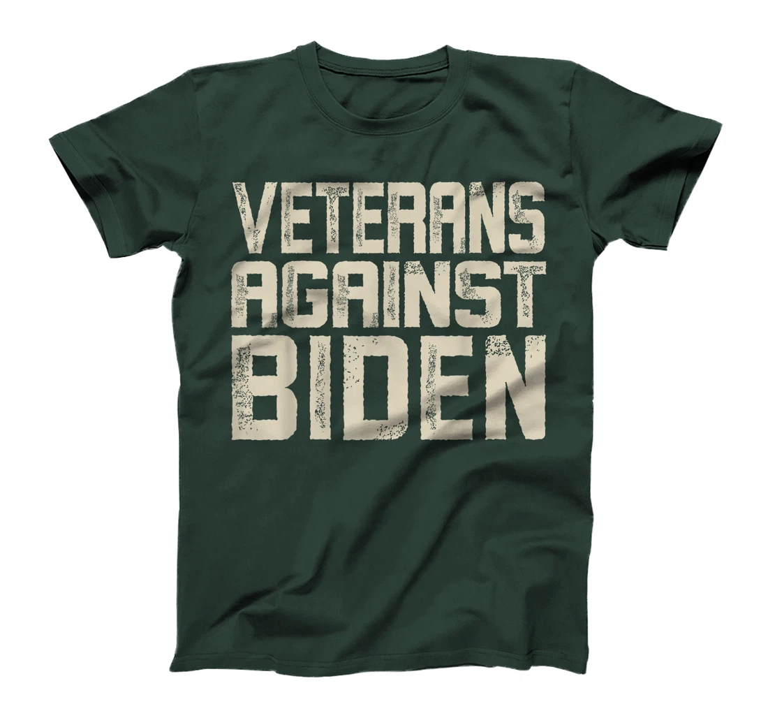 Veterans Against Biden Military Vets Against Biden Veteran T-Shirt