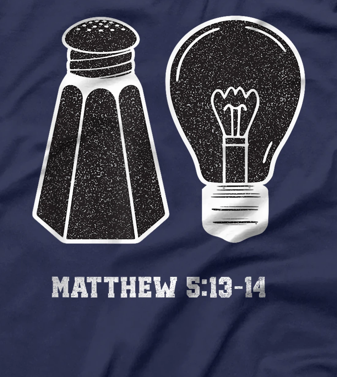 Womens Christian Be Salty Stay Lit Salt of Earth Light of World God T-Shirt