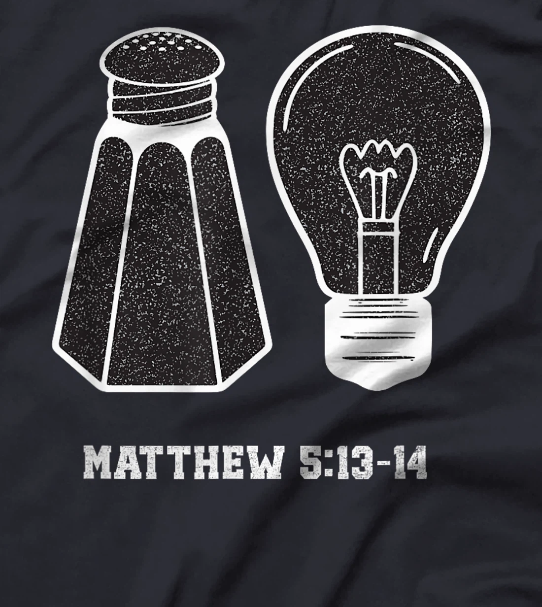 Womens Christian Be Salty Stay Lit Salt of Earth Light of World God T-Shirt