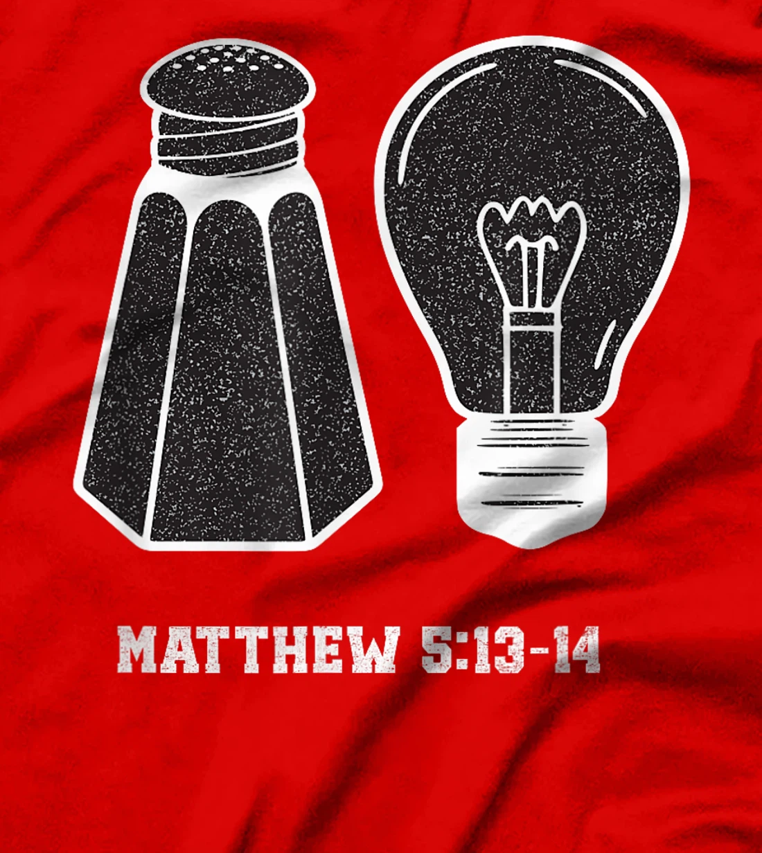 Womens Christian Be Salty Stay Lit Salt of Earth Light of World God T-Shirt