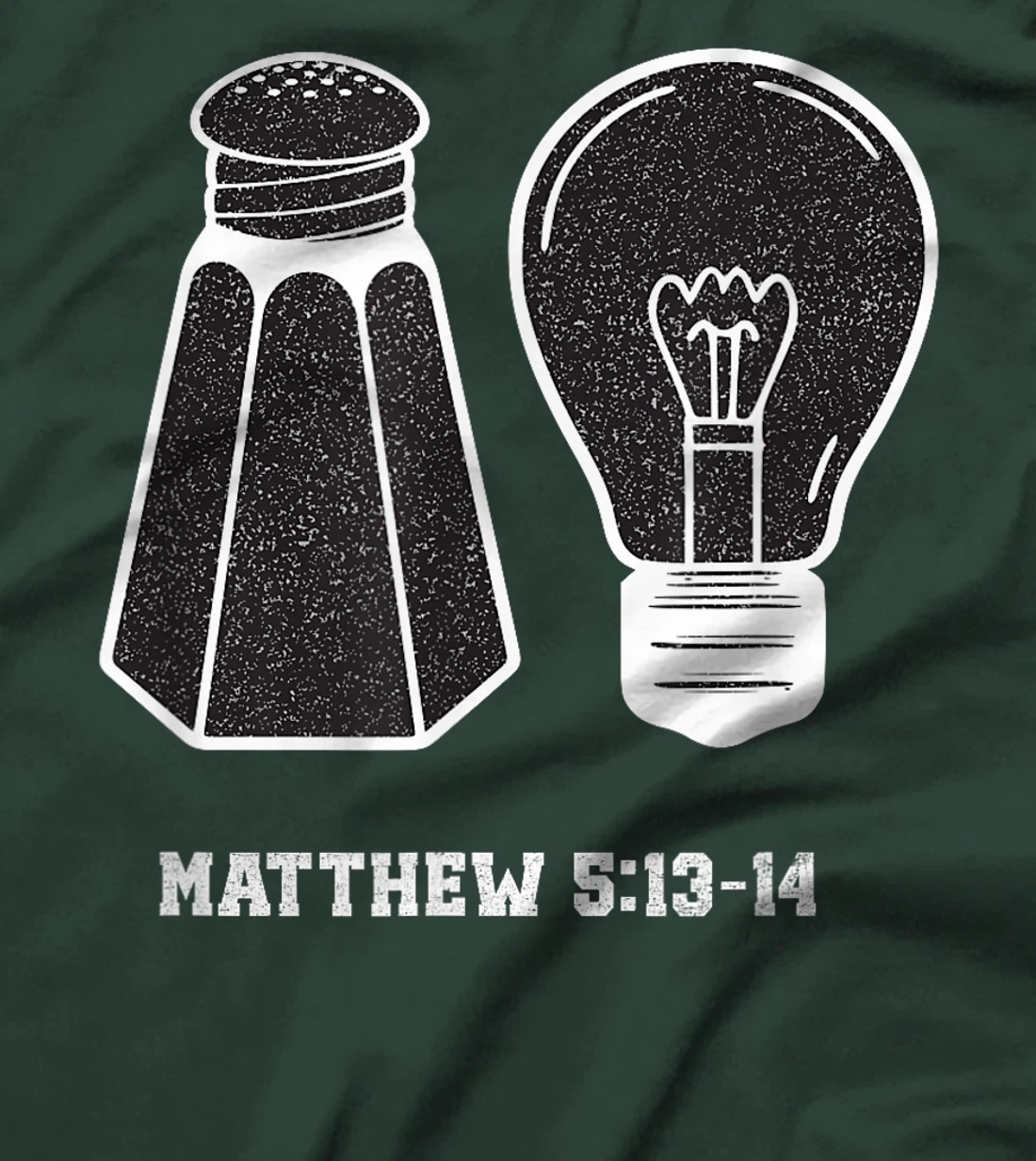 Womens Christian Be Salty Stay Lit Salt of Earth Light of World God T-Shirt