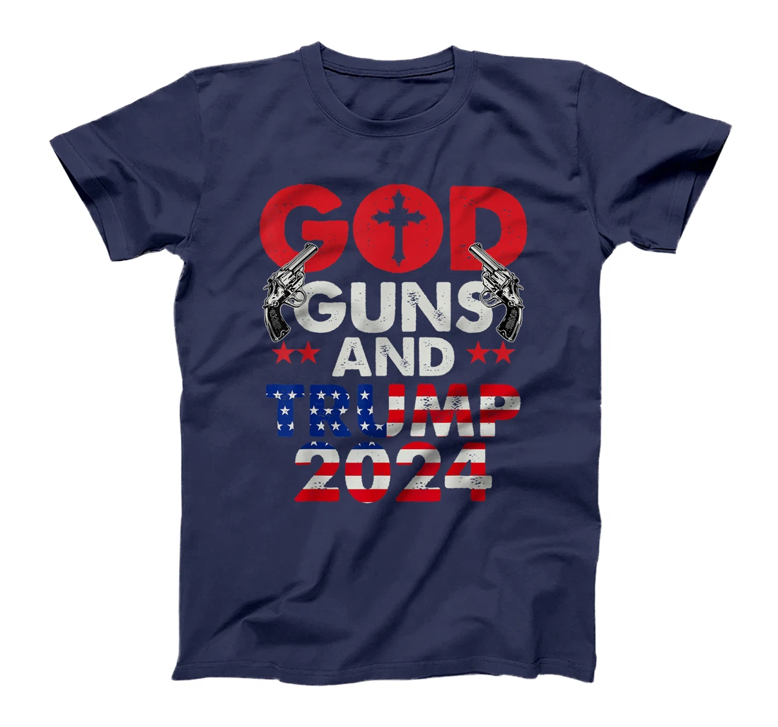 Womens God Guns And Trump 2024 President T-Shirt