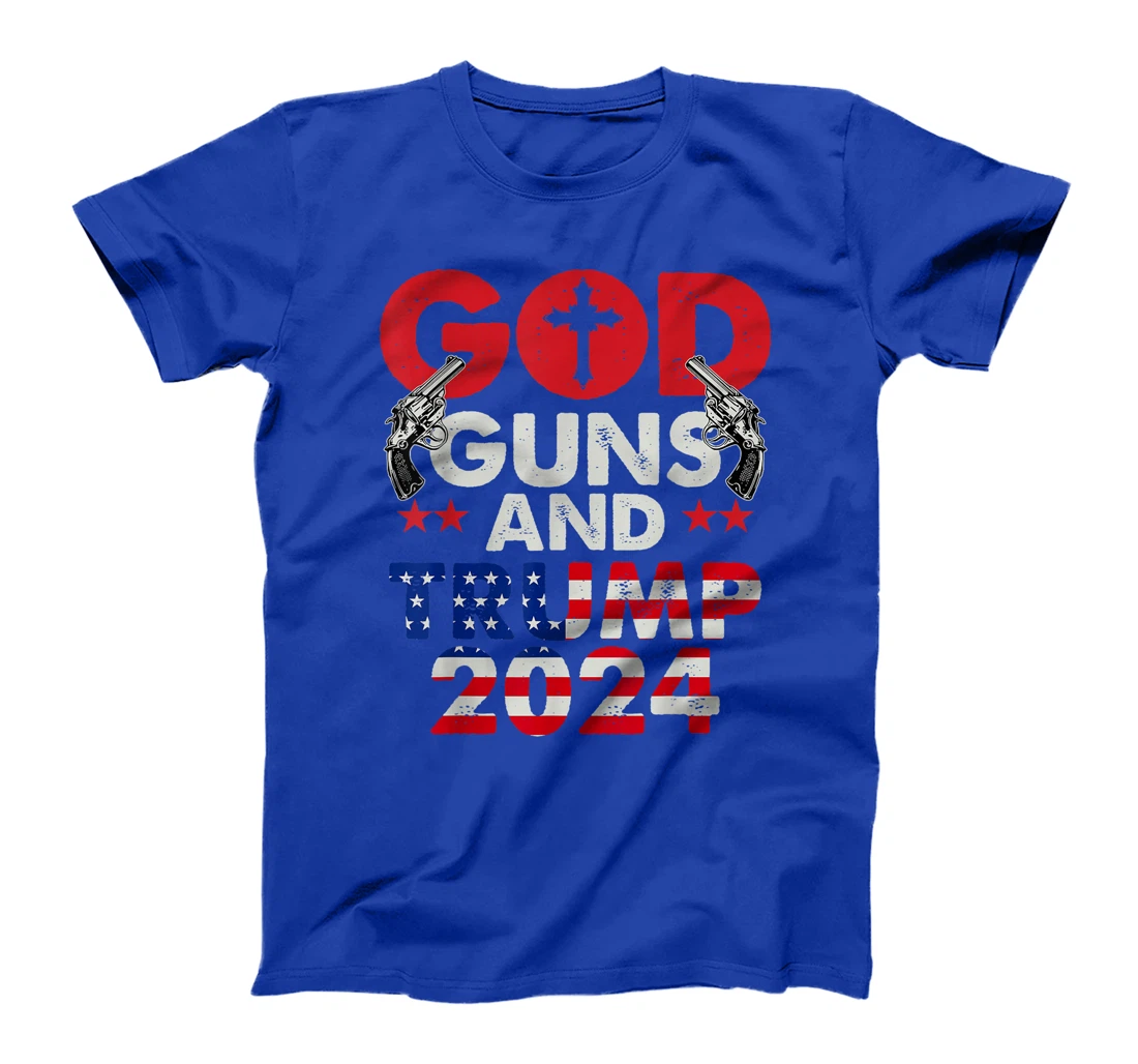 Womens God Guns And Trump 2024 President T-Shirt