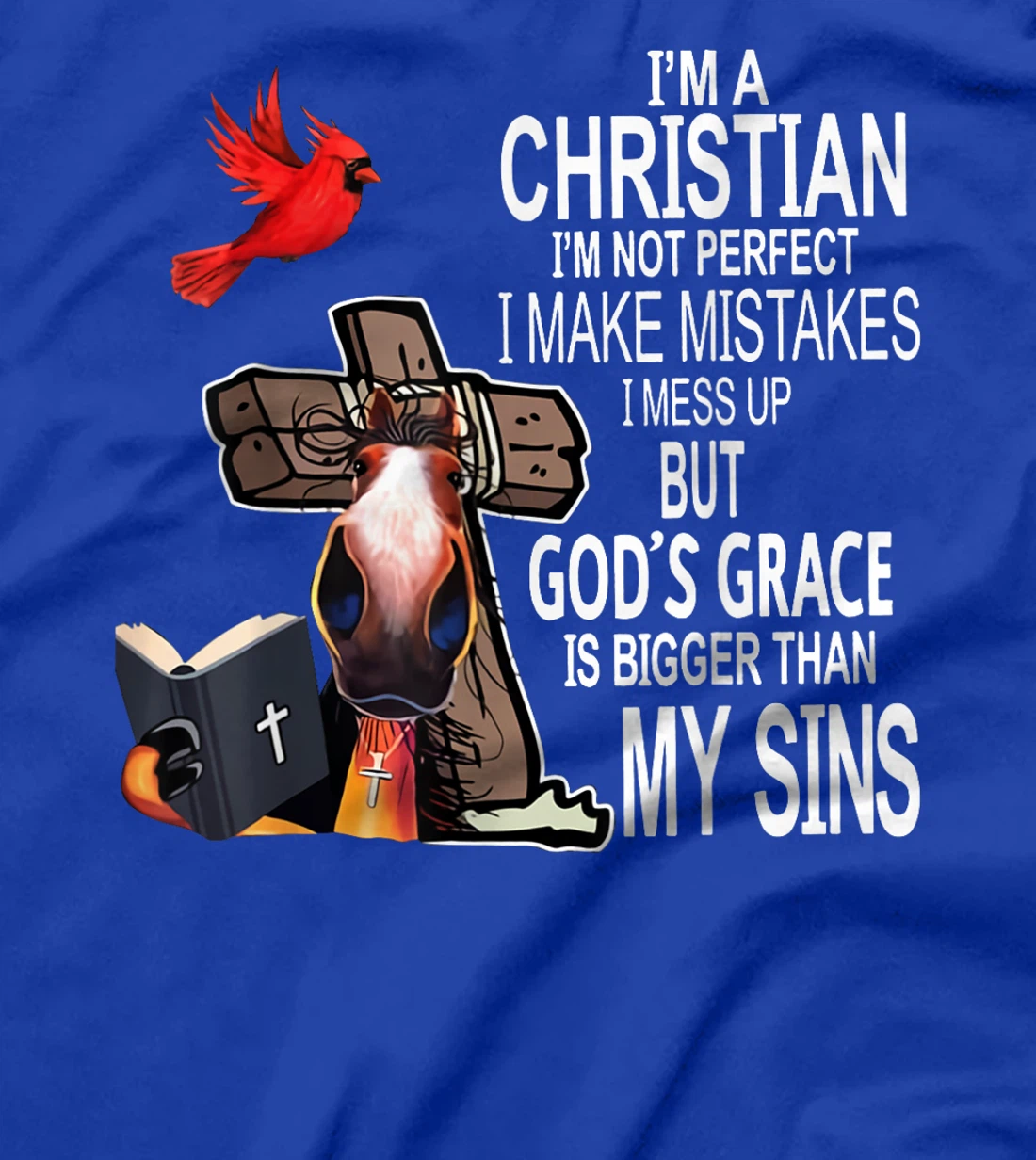 I'm a Christian I'm not perfect - GOD T-Shirt