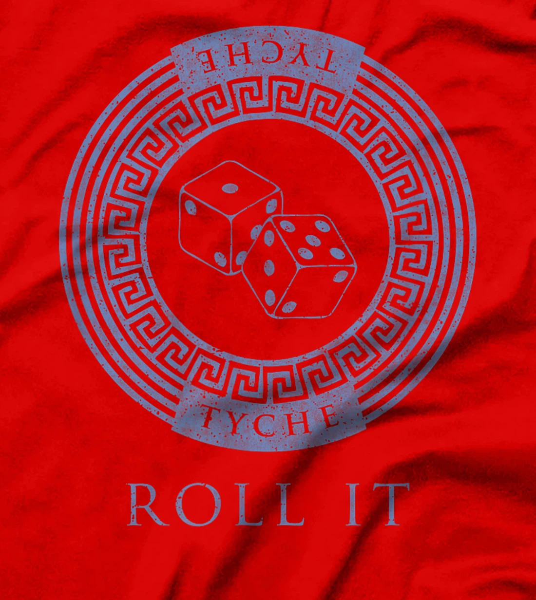 Greek Goddess T-Shirt Tyche Roll It Dice God Luck Chance