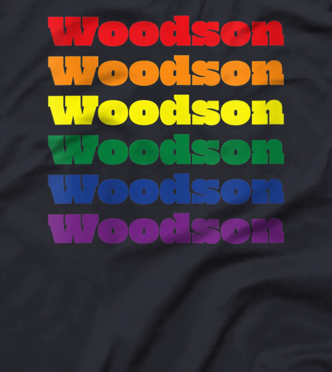 Womens Woodson Texas LGBTQ Gay Pride Month Rainbow Solidarity T-Shirt