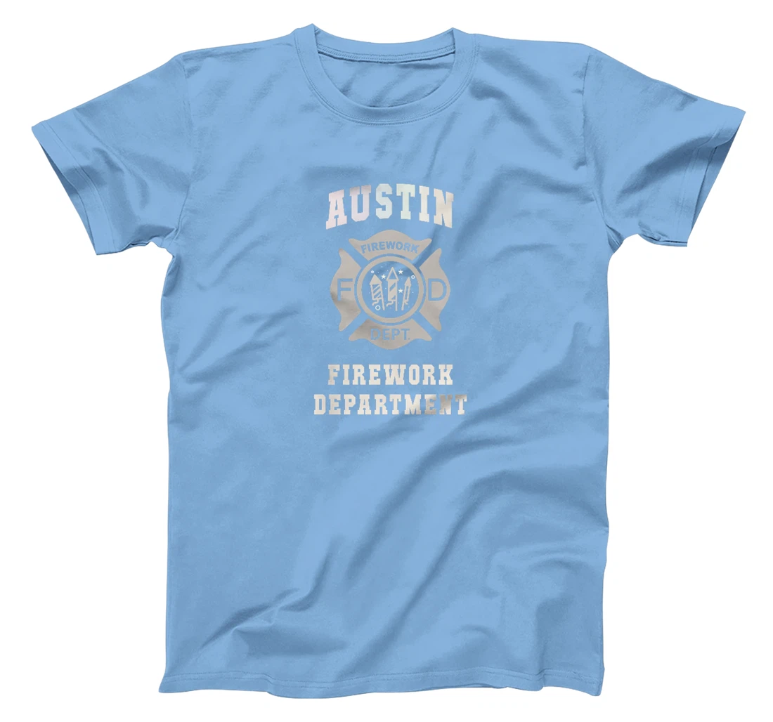 Funny AUSTIN FIREWORK DEPT Texas Proud Pyro Safety Director Premium T-Shirt