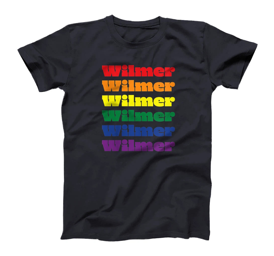 Womens Wilmer Texas LGBTQ Gay Pride Month Rainbow Solidarity T-Shirt