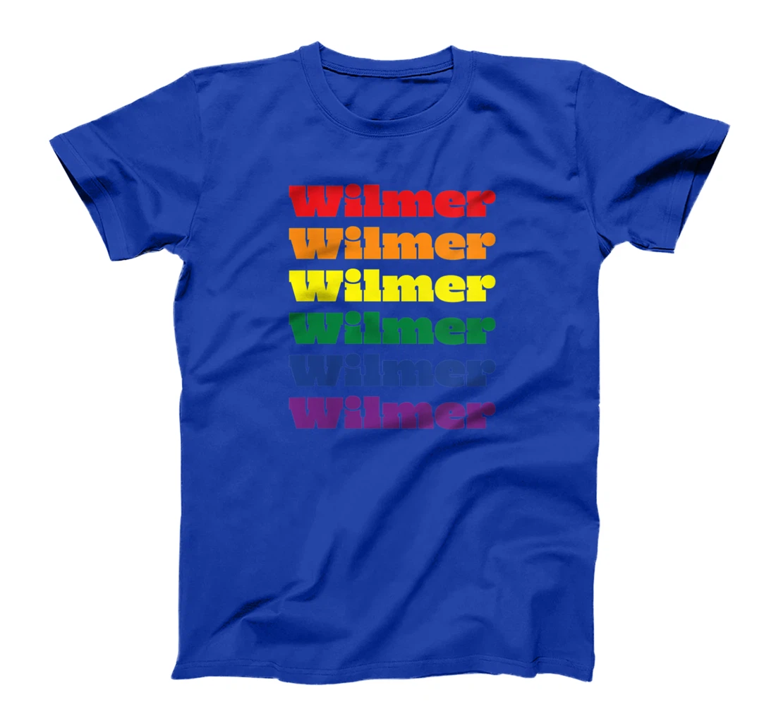 Womens Wilmer Texas LGBTQ Gay Pride Month Rainbow Solidarity T-Shirt