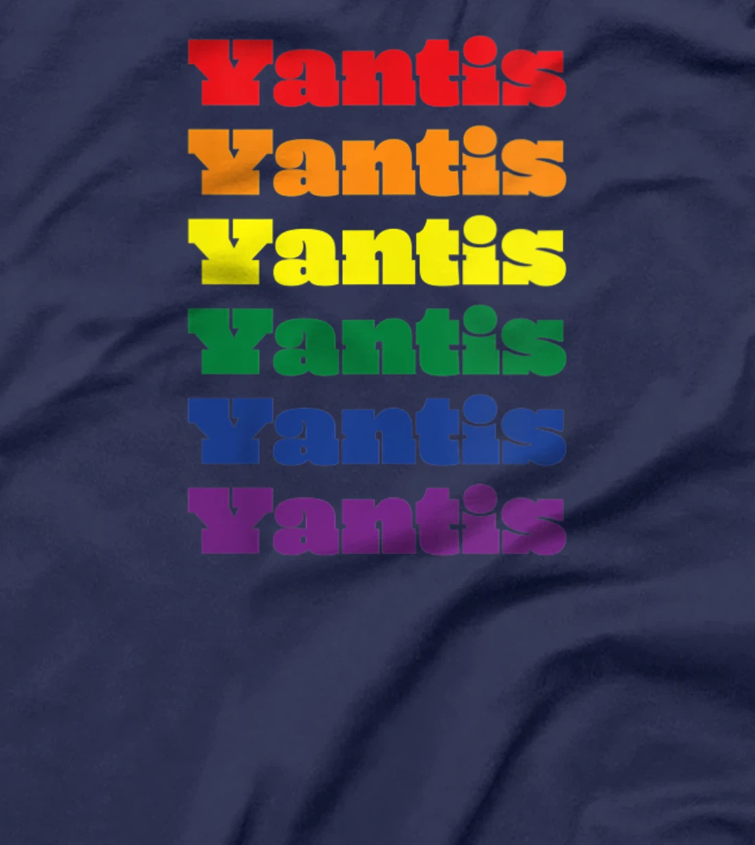 Womens Yantis Texas LGBTQ Gay Pride Month Rainbow Solidarity T-Shirt
