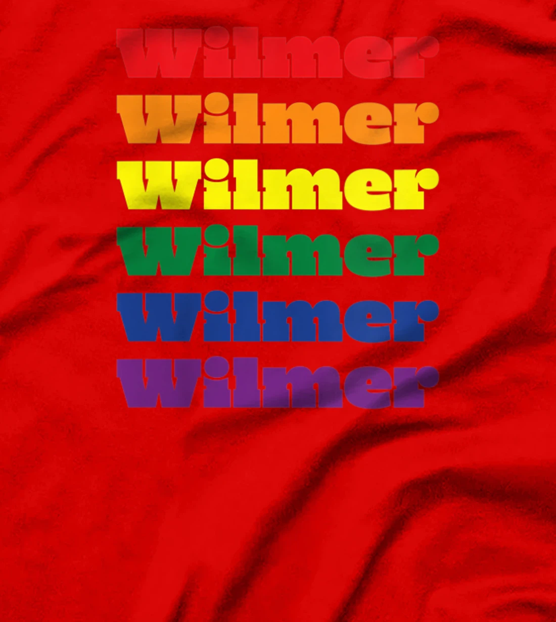 Womens Wilmer Texas LGBTQ Gay Pride Month Rainbow Solidarity T-Shirt