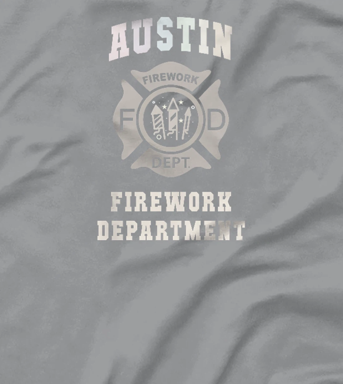 Funny AUSTIN FIREWORK DEPT Texas Proud Pyro Safety Director Premium T-Shirt