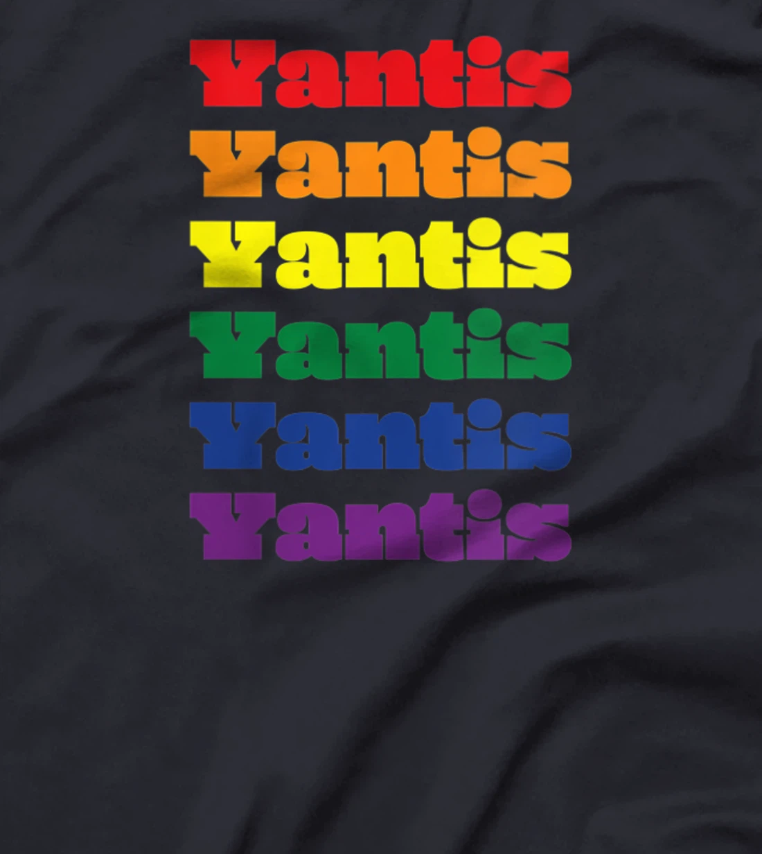 Womens Yantis Texas LGBTQ Gay Pride Month Rainbow Solidarity T-Shirt