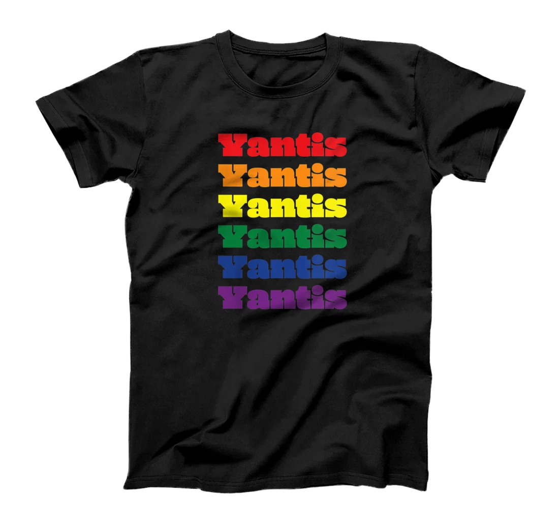 Womens Yantis Texas LGBTQ Gay Pride Month Rainbow Solidarity T-Shirt
