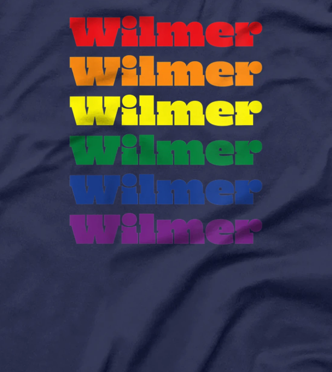 Womens Wilmer Texas LGBTQ Gay Pride Month Rainbow Solidarity T-Shirt