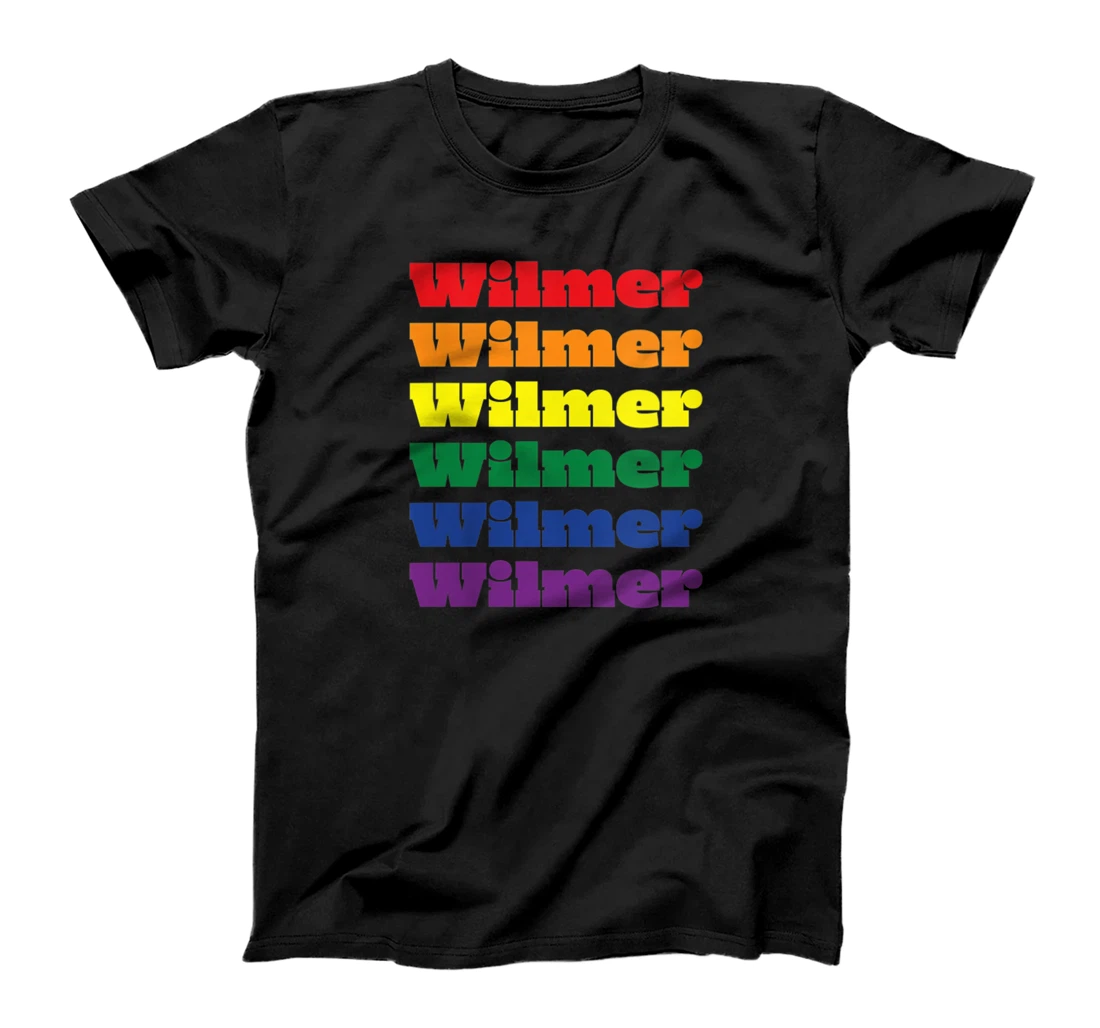Womens Wilmer Texas LGBTQ Gay Pride Month Rainbow Solidarity T-Shirt