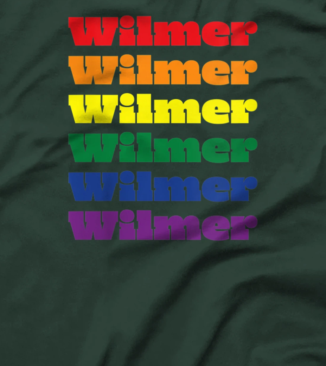 Womens Wilmer Texas LGBTQ Gay Pride Month Rainbow Solidarity T-Shirt